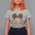 Little Miss Mardi Gras Afro Messy Bun Girls T Shirt For Women