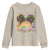 Little Miss Mardi Gras Afro Messy Bun Girls Youth Sweatshirt