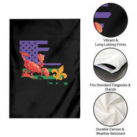 Louisiana Garden Flag Louisiana New Orleans Party Custume Beads - Wonder Print Shop