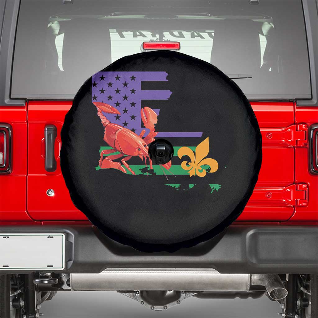 Louisiana Spare Tire Cover Louisiana New Orleans Party Custume Beads - Wonder Print Shop