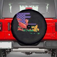Louisiana Spare Tire Cover Louisiana New Orleans Party Custume Beads - Wonder Print Shop