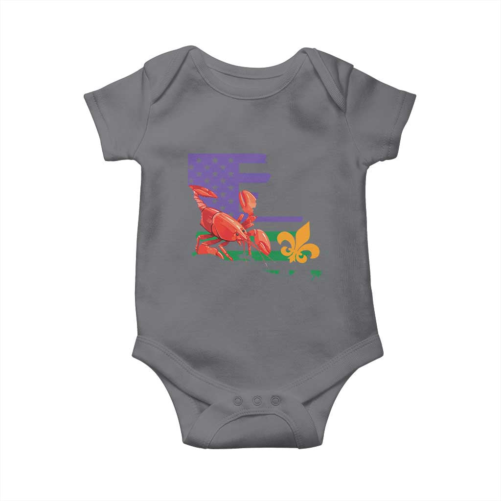 Louisiana Baby Onesie Louisiana New Orleans Party Custume Beads - Wonder Print Shop