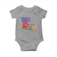 Louisiana Baby Onesie Louisiana New Orleans Party Custume Beads - Wonder Print Shop