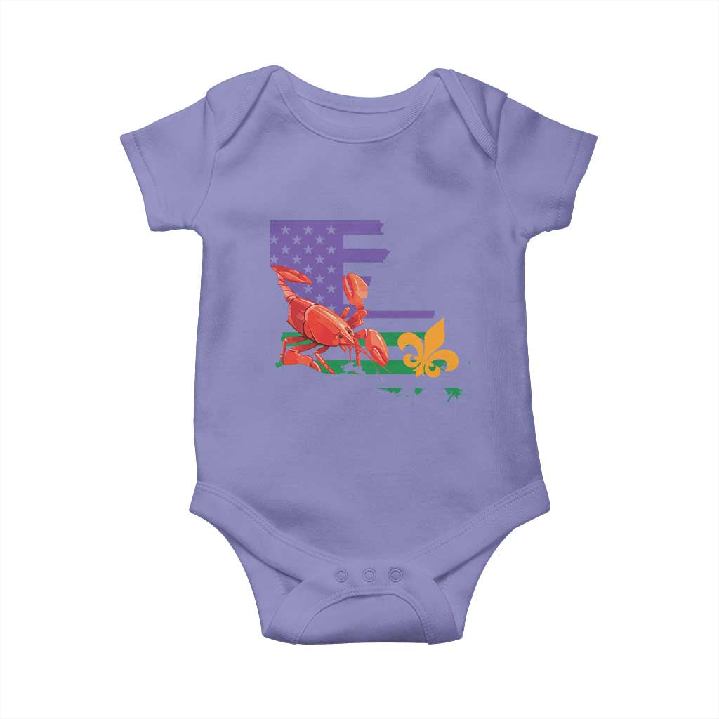 Louisiana Baby Onesie Louisiana New Orleans Party Custume Beads - Wonder Print Shop