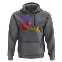 Louisiana Hoodie Louisiana New Orleans Party Custume Beads - Wonder Print Shop