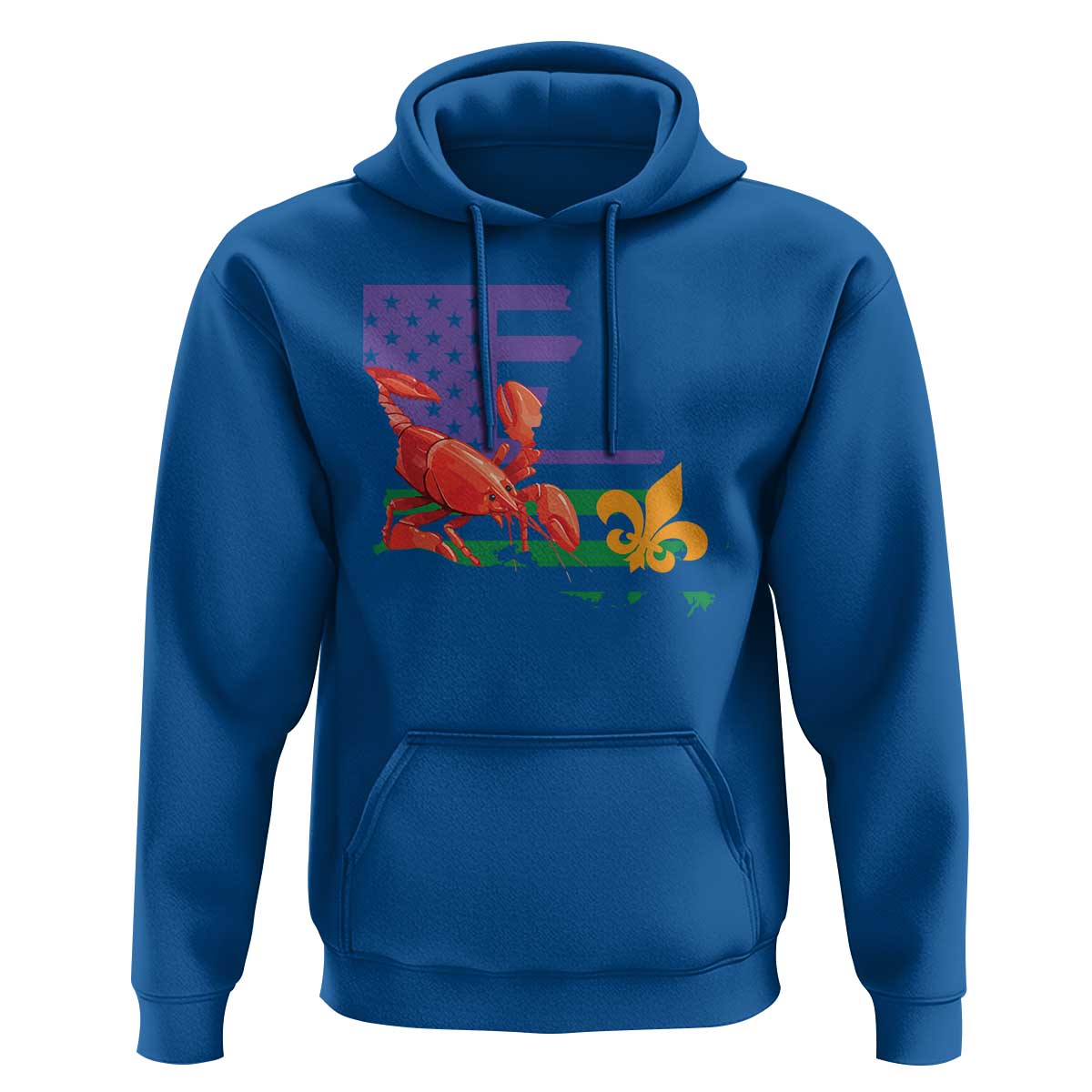 Louisiana Hoodie Louisiana New Orleans Party Custume Beads - Wonder Print Shop