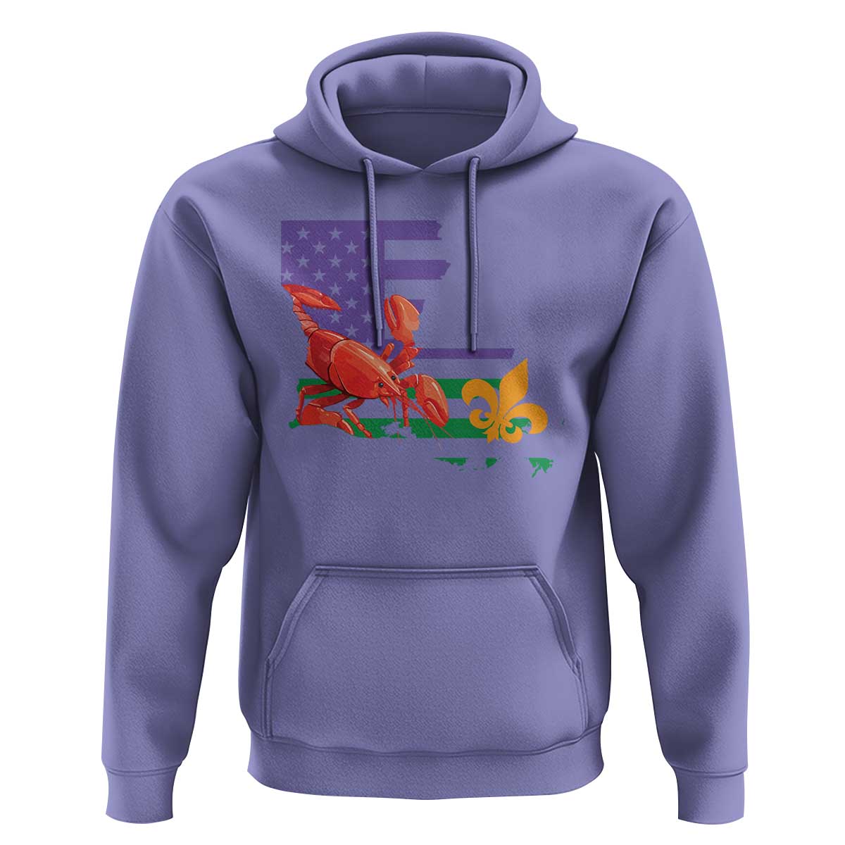Louisiana Hoodie Louisiana New Orleans Party Custume Beads - Wonder Print Shop