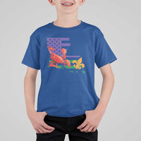 Louisiana T Shirt For Kid Louisiana New Orleans Party Custume Beads - Wonder Print Shop