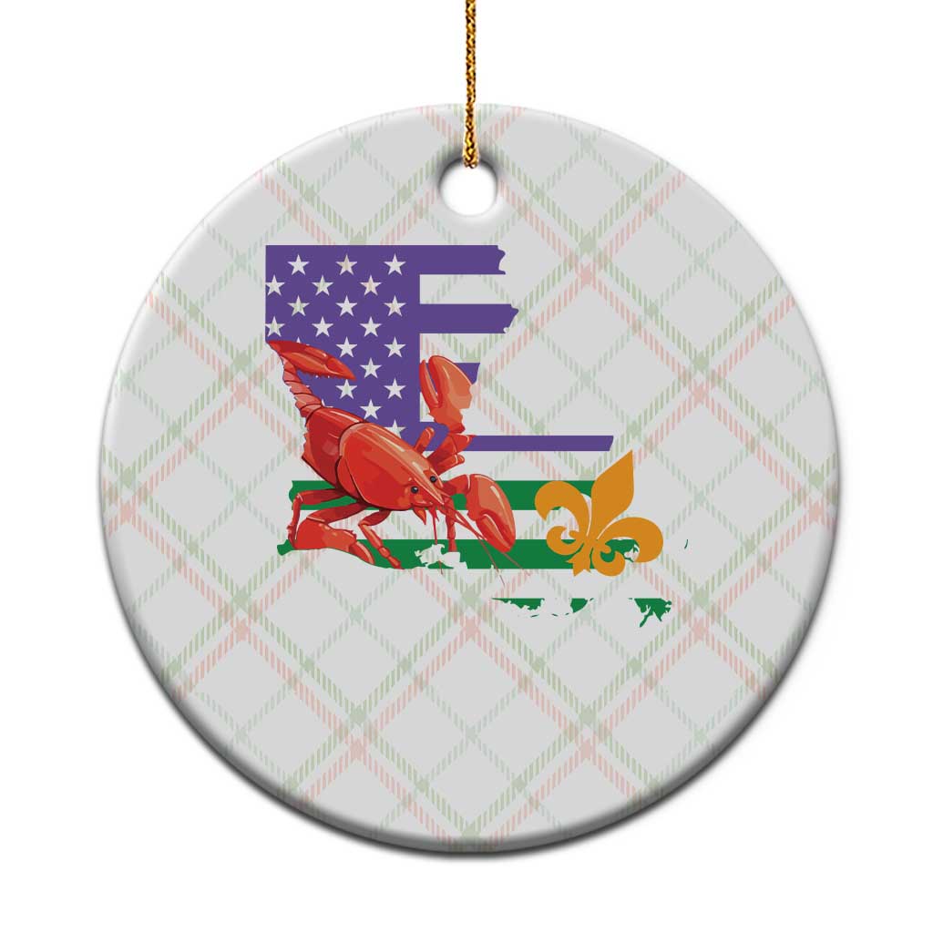 Louisiana Ceramic Ornament Louisiana New Orleans Party Custume Beads - Wonder Print Shop