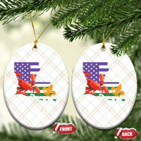 Louisiana Ceramic Ornament Louisiana New Orleans Party Custume Beads - Wonder Print Shop