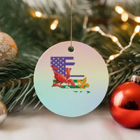 Louisiana Ceramic Ornament Louisiana New Orleans Party Custume Beads - Wonder Print Shop