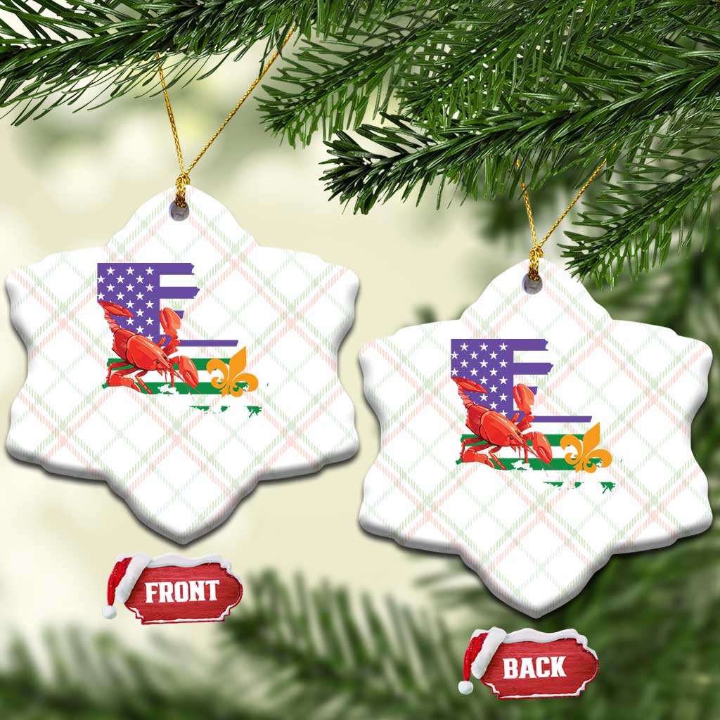Louisiana Ceramic Ornament Louisiana New Orleans Party Custume Beads - Wonder Print Shop