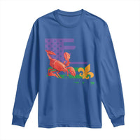 Louisiana Long Sleeve Shirt Louisiana New Orleans Party Custume Beads - Wonder Print Shop