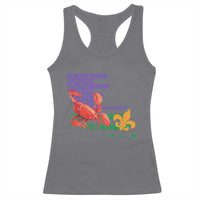 Louisiana Racerback Tank Top Louisiana New Orleans Party Custume Beads - Wonder Print Shop