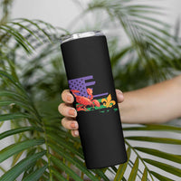 Louisiana Skinny Tumbler Louisiana New Orleans Party Custume Beads - Wonder Print Shop