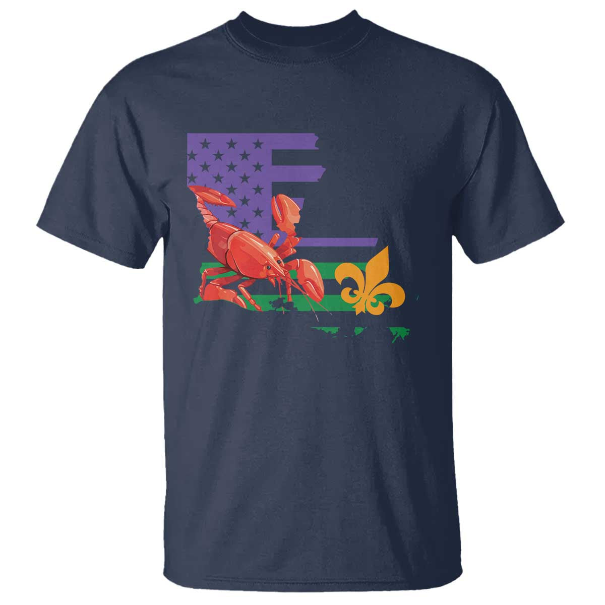 Louisiana T Shirt Louisiana New Orleans Party Custume Beads - Wonder Print Shop