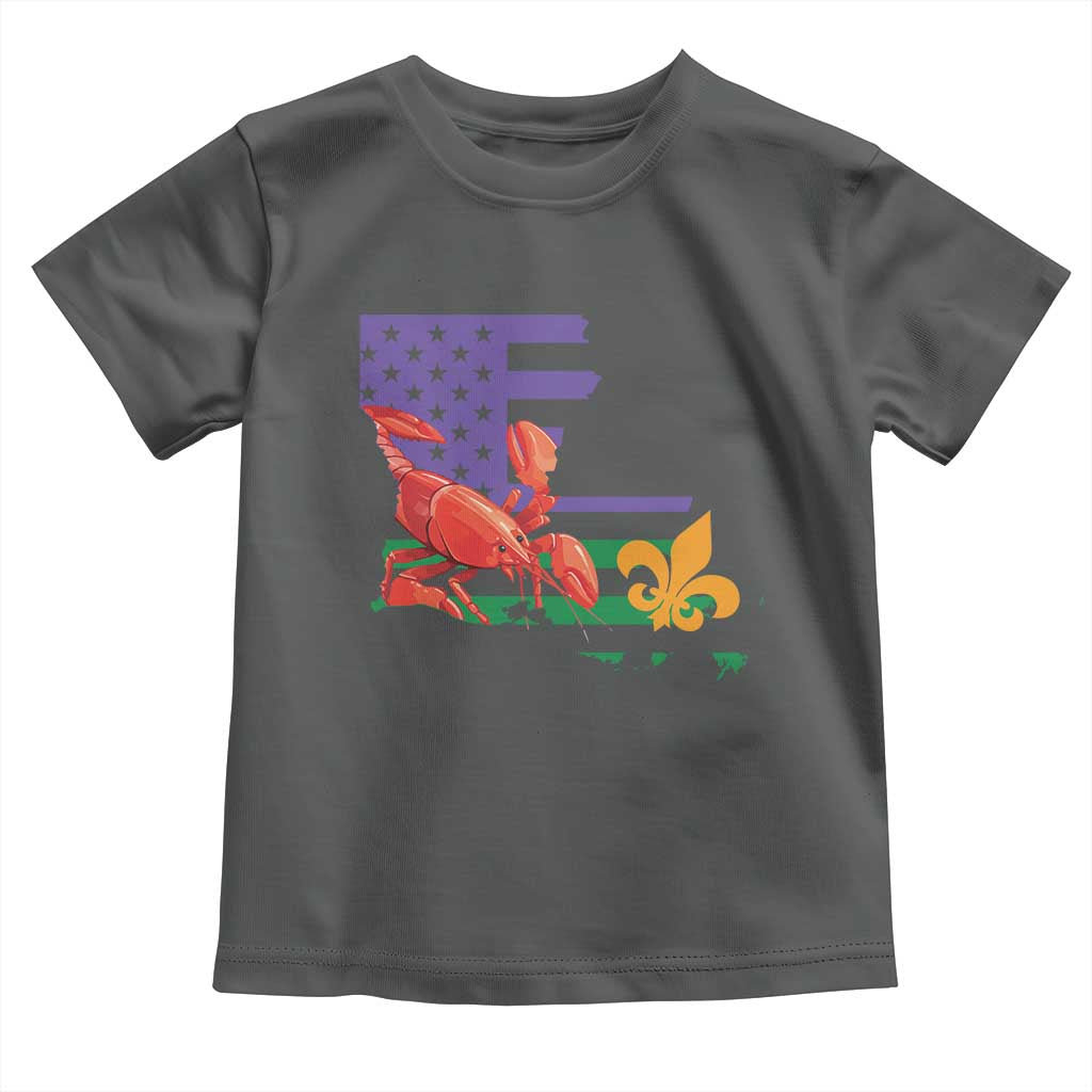 Louisiana Toddler T Shirt Louisiana New Orleans Party Custume Beads - Wonder Print Shop