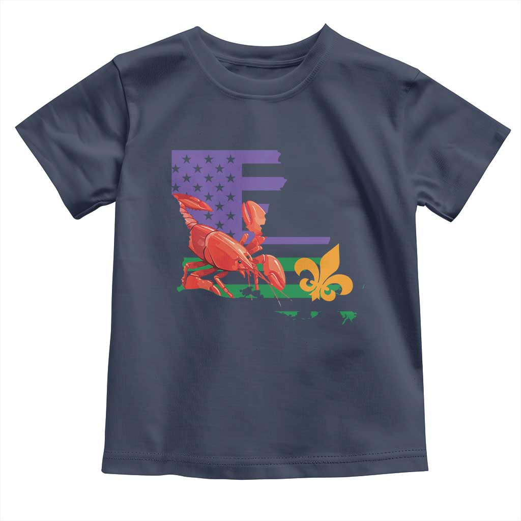Louisiana Toddler T Shirt Louisiana New Orleans Party Custume Beads - Wonder Print Shop