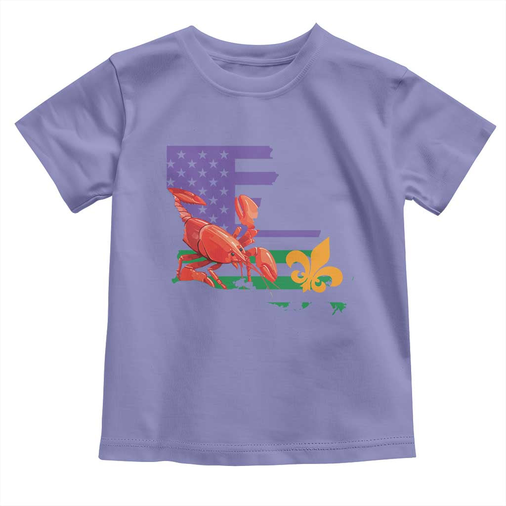Louisiana Toddler T Shirt Louisiana New Orleans Party Custume Beads - Wonder Print Shop