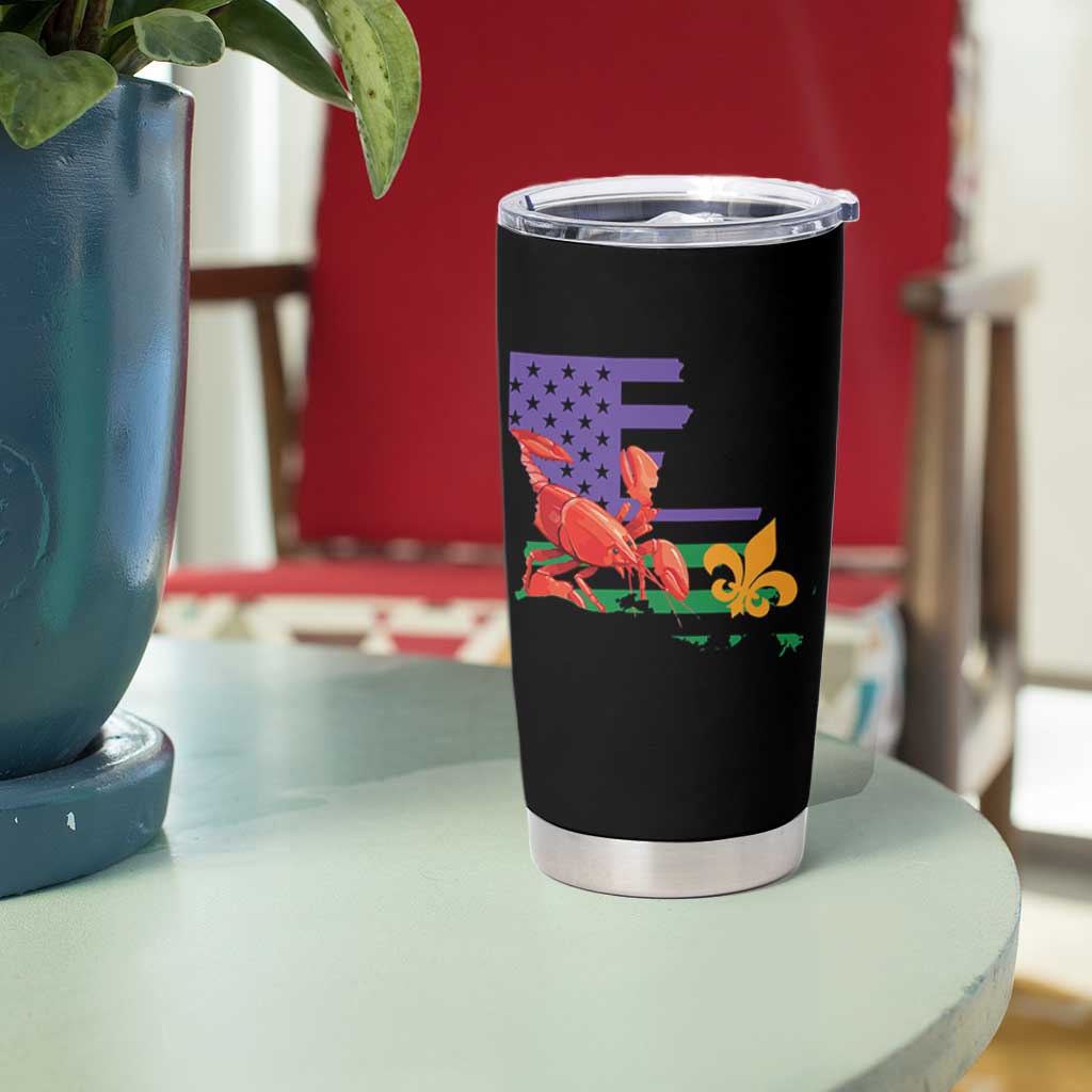 Louisiana Tumbler Cup Louisiana New Orleans Party Custume Beads - Wonder Print Shop