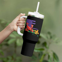 Louisiana Tumbler With Handle Louisiana New Orleans Party Custume Beads - Wonder Print Shop