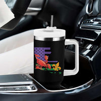 Louisiana Tumbler With Handle Louisiana New Orleans Party Custume Beads - Wonder Print Shop