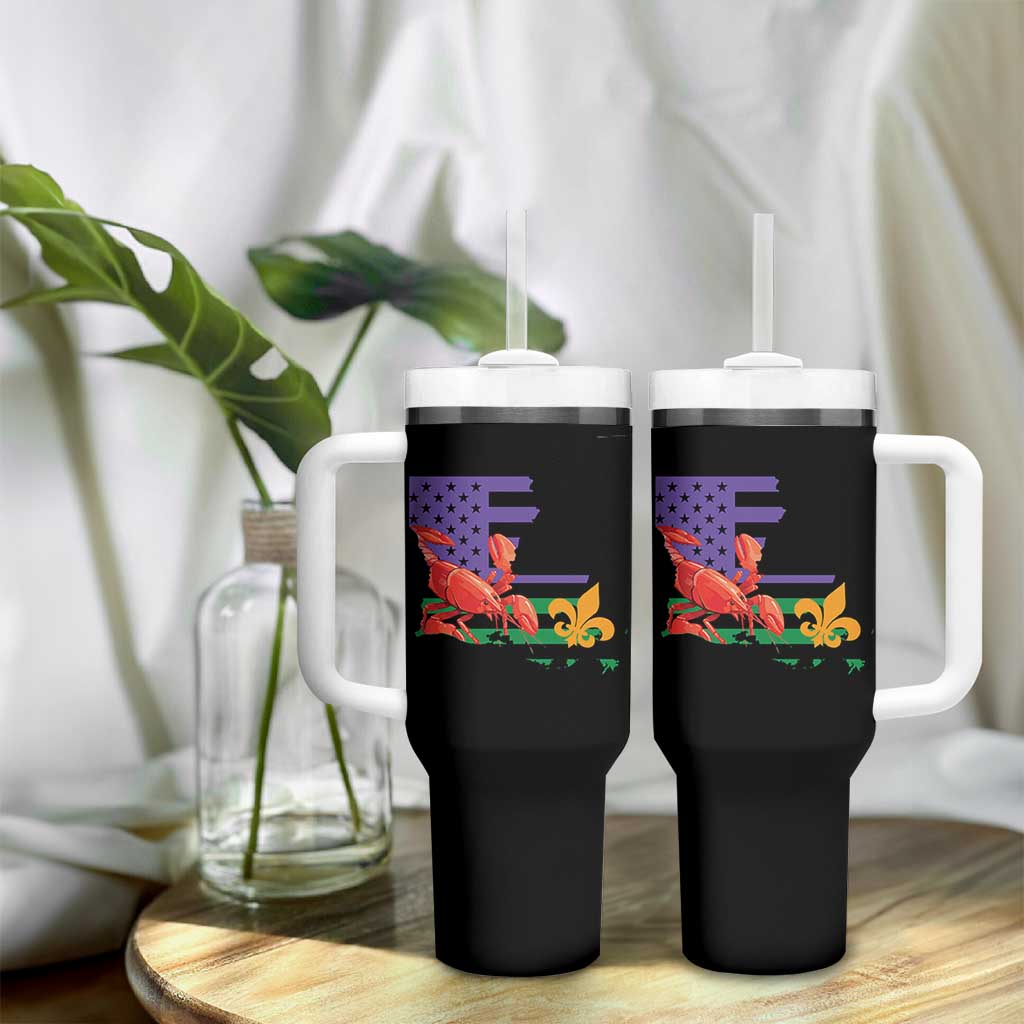 Louisiana Tumbler With Handle Louisiana New Orleans Party Custume Beads - Wonder Print Shop