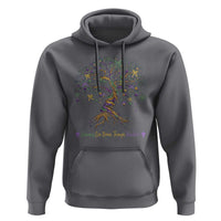 Coquette Bow Mardi Gras Bead Tree Hoodie Carnival New Orleans 2025