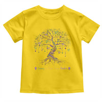 Coquette Bow Mardi Gras Bead Tree Toddler T Shirt Carnival New Orleans 2025
