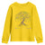 Coquette Bow Mardi Gras Bead Tree Youth Sweatshirt Carnival New Orleans 2025