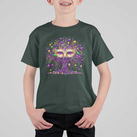 Mardi Gras Bead Tree T Shirt For Kid New Orleans Festival
