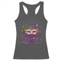 Mardi Gras Bead Tree Racerback Tank Top New Orleans Festival