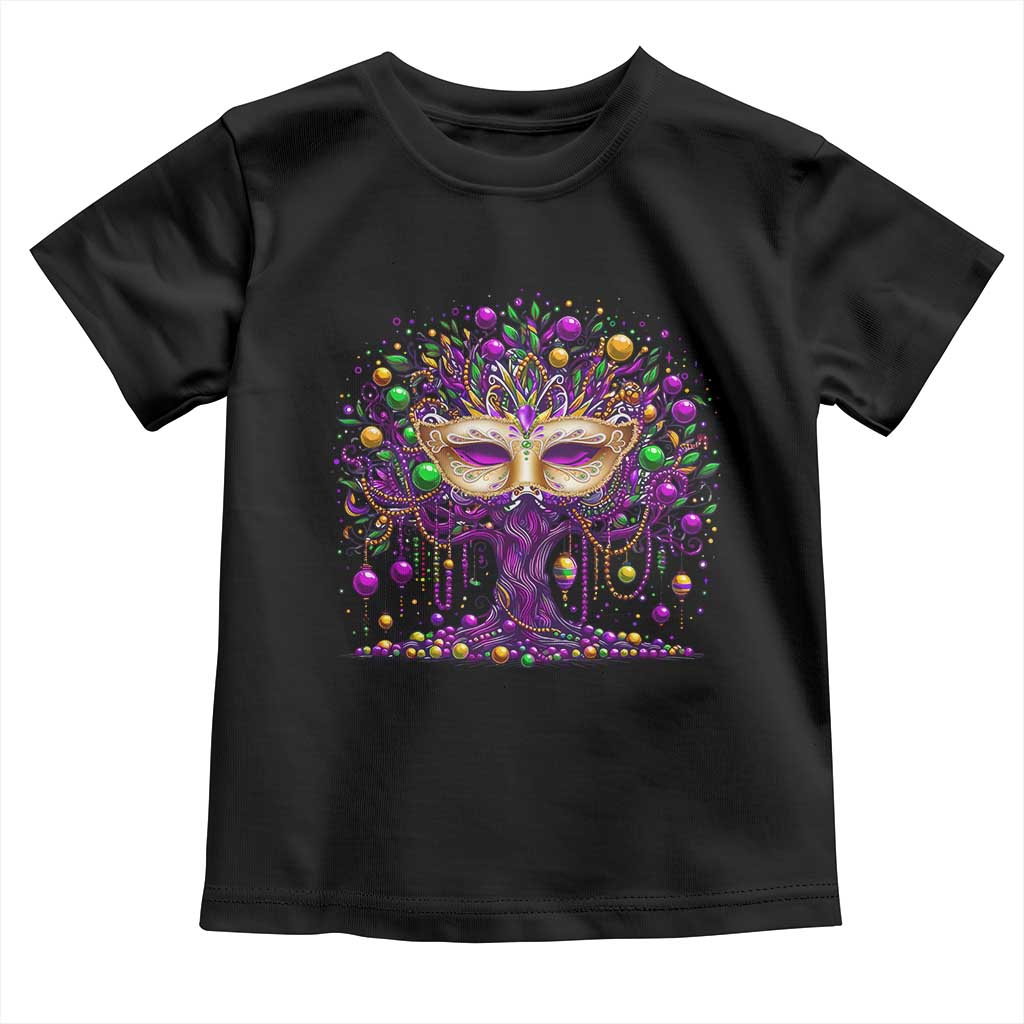 Mardi Gras Bead Tree Toddler T Shirt New Orleans Festival