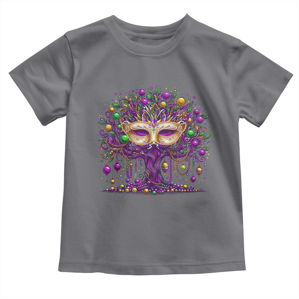 Mardi Gras Bead Tree Toddler T Shirt New Orleans Festival