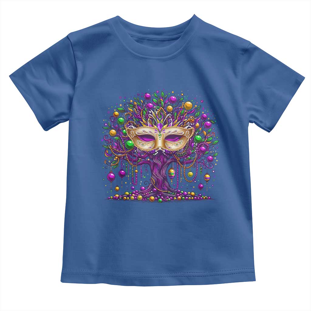 Mardi Gras Bead Tree Toddler T Shirt New Orleans Festival