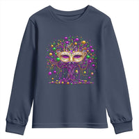 Mardi Gras Bead Tree Youth Sweatshirt New Orleans Festival
