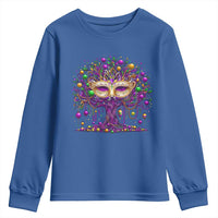 Mardi Gras Bead Tree Youth Sweatshirt New Orleans Festival