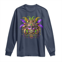 Mardi Gras Costume Sugar Skull Long Sleeve Shirt Carnival New Orleans Trip