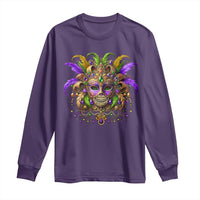 Mardi Gras Costume Sugar Skull Long Sleeve Shirt Carnival New Orleans Trip