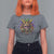 Mardi Gras Costume Sugar Skull T Shirt For Women Carnival New Orleans Trip