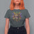 Mardi Gras Costume Sugar Skull T Shirt For Women Carnival New Orleans Trip