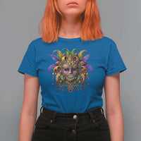 Mardi Gras Costume Sugar Skull T Shirt For Women Carnival New Orleans Trip