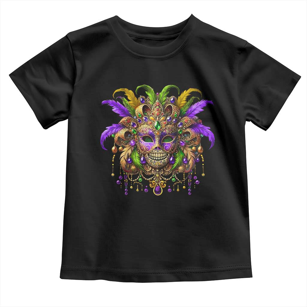 Mardi Gras Costume Sugar Skull Toddler T Shirt Carnival New Orleans Trip