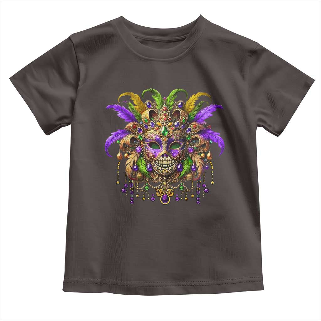 Mardi Gras Costume Sugar Skull Toddler T Shirt Carnival New Orleans Trip