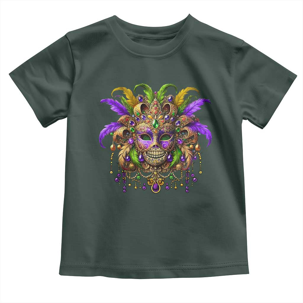 Mardi Gras Costume Sugar Skull Toddler T Shirt Carnival New Orleans Trip