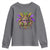 Mardi Gras Costume Sugar Skull Youth Sweatshirt Carnival New Orleans Trip