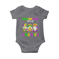 Carnival Mardi Gras Baby Onesie Leopard Gnomes New Orleans Trip