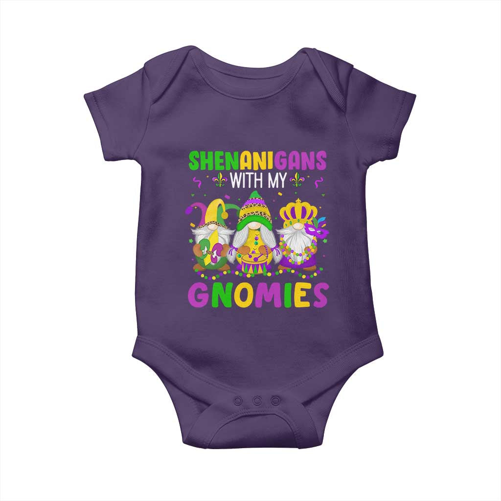Carnival Mardi Gras Baby Onesie Leopard Gnomes New Orleans Trip