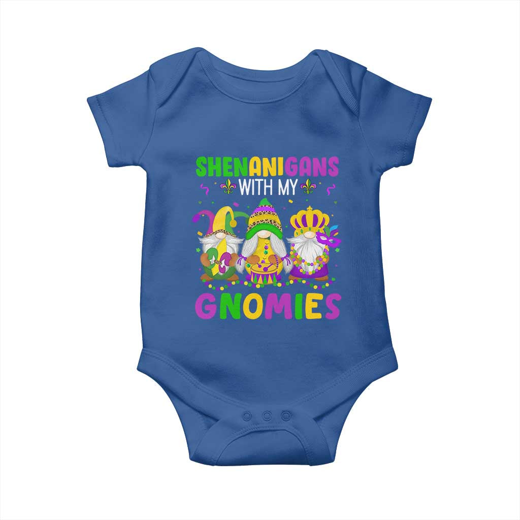 Carnival Mardi Gras Baby Onesie Leopard Gnomes New Orleans Trip