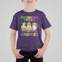Carnival Mardi Gras T Shirt For Kid Leopard Gnomes New Orleans Trip